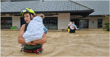 Slovenia, lovita de inundatii de proportii „biblice”. Apa a atins 2 metri in unele locuri - VIDEO Slovenia, lovita de inundatii de proportii „biblice”. Apa a atins 2 metri in unele locuri - VIDEO