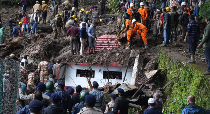 Alunecari de teren in India din cauza ploilor abundente: Peste 50 de persoane au murit - FOTO/VIDEO 