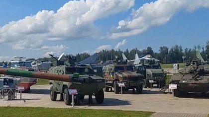 Rusia a expus la Moscova blindate occidentale, „trofee” capturate in razboiul din Ucraina - VIDEO