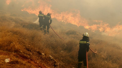 Pompierii din Grecia s-au luptat cu peste 200 de incendii in ultimele 48 de ore. Val de caldura in Europa, la sfarsitul verii