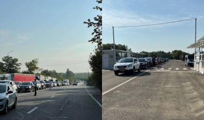 Atentie, calatori! Trafic intensiv la vama Leuseni, pe sensul de iesire din Moldova