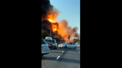 Doua explozii uriase langa Bucuresti. Un mort si cel putin 7 raniti grav. 5 pompieri au fost si ei raniti. A fost activat Planul rosu - FOTO
