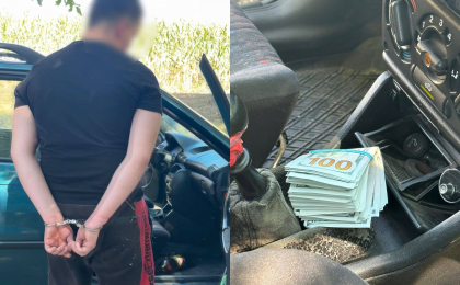 Ar fi cerut cate 12 mii de dolari de la trei ucraineni pentru a-i ajuta sa ajunga ilegal in Moldova. Un moldovean - retinut de politie - FOTO