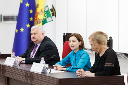 Maia Sandu, intalnire cu studentii Facultatii de Jurnalism si Stiinte ale Comunicarii: „Oamenii informati sunt puternici” - FOTO