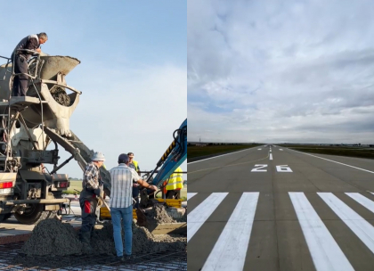 Pista principala a aeroportului - reabilitata cu succes. Andrei Spinu: „Sper ca in curand tot mai multe avioane vor ateriza pe si vor decola de pe Aeroportul International Chisinau” - VIDEO Pista principala a aeroportului - reabilitata cu succes. Andrei Spinu: „Sper ca in curand tot mai multe avioane vor ateriza pe si vor decola de pe Aeroportul International Chisinau” - VIDEO