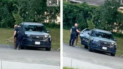 Politist in uniforma, filmat cand saruta o femeie si apoi se urca alaturi de ea pe bancheta din spate a masinii - VIDEO Politist in uniforma, filmat cand saruta o femeie si apoi se urca alaturi de ea pe bancheta din spate a masinii - VIDEO