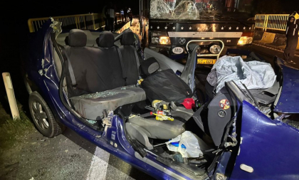 Un autocar cu 40 de moldoveni, implicat intr-un grav accident, in Romania. Doi cetateni romani au murit, iar alti patru au fost raniti - FOTO 