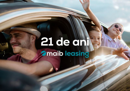 Maib Leasing – prima companie din leasing din Moldova a implinit  21 de ani