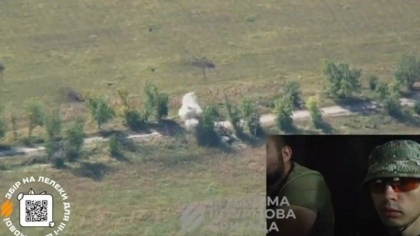 Imagini incredibile cu drone banale de 500 de euro care vaneaza si distrug un tanc rusesc de 4,5 milioane de euro - VIDEO