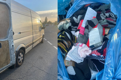 Un moldovean a incercat sa intre in tara cu un lot comercial de articole vestimentare fara a le declara, la vama Leuseni. Cum va fi pedepsit acesta - FOTO Un moldovean a incercat sa intre in tara cu un lot comercial de articole vestimentare fara a le declara, la vama Leuseni. Cum va fi pedepsit acesta - FOTO