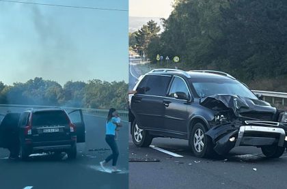 Accident la Orhei. Un automobil s-a lovit de un tractor: in masina era un copil - FOTO/VIDEO Accident la Orhei. Un automobil s-a lovit de un tractor: in masina era un copil - FOTO/VIDEO