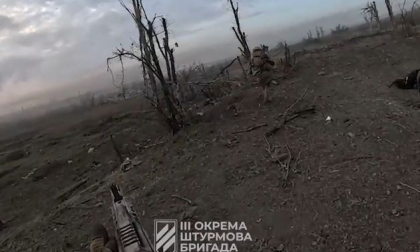 Imagini rare cu eliberarea satului Andriivka, filmate cu o camera GoPro. Asezarea este pur si simplu devastata - VIDEO