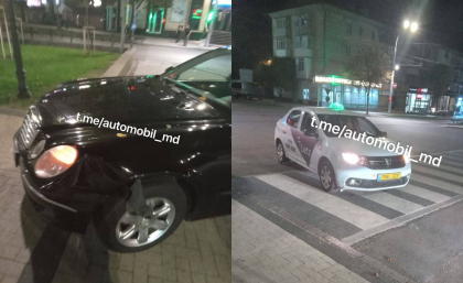Un taxi, implicat intr-un accident pe o strada din centrul capitalei - FOTO Un taxi, implicat intr-un accident pe o strada din centrul capitalei - FOTO