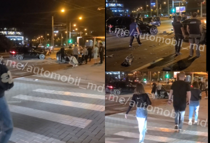 Accident grav pe bulevardul Decebal din capitala. Doua masini s-au izbit frontal - VIDEO