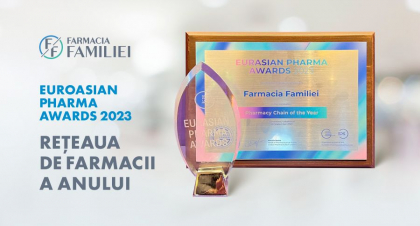 Global Pharmaceutical Leaders' Club a desemnat Farmacia Familiei - Reteaua de farmacii a anului 2023