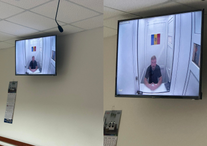 Ramane in arest sau va fi eliberat? Mihail Bagas - prezent prin teleconferinta la sedinta de la Curtea de Apel Chisinau - FOTO
