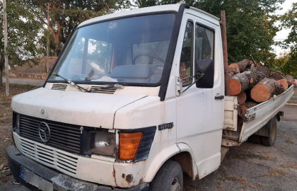Transporta lemne desi nu are permis de conducere si nici acte pentru camioneta. Trei barbati din Cahul - retinuti la vama. Ce risca acestia 