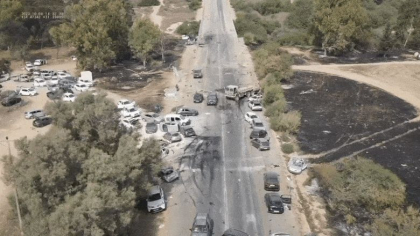 Imagini de la locul masacrului Hamas. Peste 260 de oameni au fost ucisi la „Festivalul Groazei”. Tineri rapiti de teroristi - VIDEO