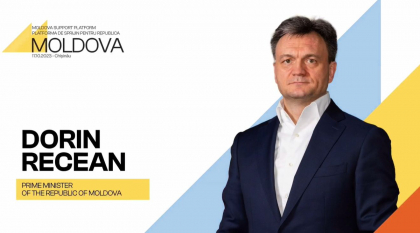 Prim-ministrul tarii, Dorin Recean, la editia a 4-a a Platformei de sprijin pentru Republica Moldova: „Cu sprijinul generos al comunitatii internationale noi am reusit sa rezistam” - VIDEO