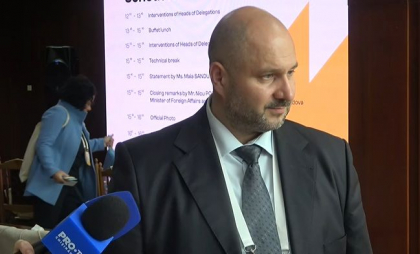 Ministrul Energiei, Victor Parlicov, in cadrul Platformei de Sprijin pentru Moldova, editia a IV-a: „Eu chiar cred ca Moldova ar putea deveni un mare producator de energie regenerabila, inclusiv la export”