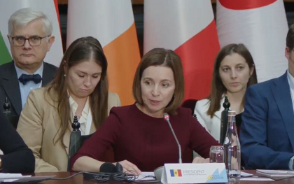 Maia Sandu, in cadrul Platformei de Sprijin pentru Moldova: „Sprijinul pe care l-ati oferit ne-a ajutat sa depasim criza umanitara, sa facem fata cresterii preturilor, sa mentinem lumina aprinsa si caldura pornita” - VIDEO