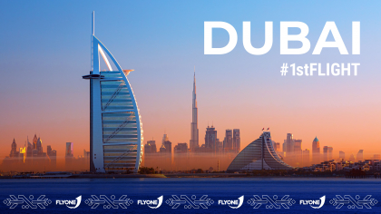 FLYONE A DAT START ZBORURILOR SPRE/DIN DUBAI FLYONE A DAT START ZBORURILOR SPRE/DIN DUBAI