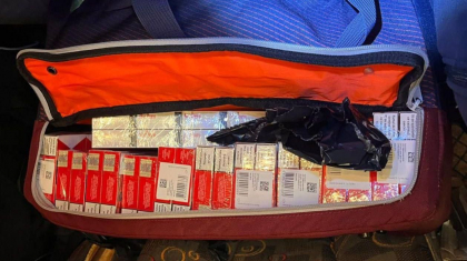 Plan esuat pentru un moldovean care si-a umplut bagajul cu tigari si s-a pornit in Franta - FOTO