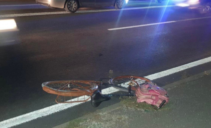 Tragedie pe o sosea din Orhei. Un biciclist, lovit mortal de o masina