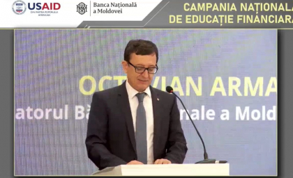 Lansarea celei mai mari campanii nationale de educatie financiara din Republica Moldova - VIDEO Lansarea celei mai mari campanii nationale de educatie financiara din Republica Moldova - VIDEO