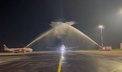 Eveniment pe Aeroportul International Chisinau. Cum s-a dat startul noilor zboruri directe, regulate, pe directia Tel Aviv – Chisinau – Tel Aviv: „Marcam intrarea partenerului nostru ISRAIR” - VIDEO Eveniment pe Aeroportul International Chisinau. Cum s-a dat startul noilor zboruri directe, regulate, pe directia Tel Aviv – Chisinau – Tel Aviv: „Marcam intrarea partenerului nostru ISRAIR” - VIDEO