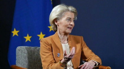 Ursula von der Leyen, la Kiev: „Ma aflu aici pentru a discuta despre calea Ucrainei catre aderarea la UE” Ursula von der Leyen, la Kiev: „Ma aflu aici pentru a discuta despre calea Ucrainei catre aderarea la UE”