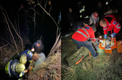 Un barbat de 53 de ani a fost salvat, dupa ce a cazut intr-o rapa de circa 30 de metri, la Rezina - FOTO Un barbat de 53 de ani a fost salvat, dupa ce a cazut intr-o rapa de circa 30 de metri, la Rezina - FOTO