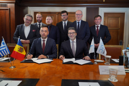 Energocom si compania greceasca DEPA au semnat un Memorandum de intelegere. Victor Binzari: „Un semnal al vointei reciproce de a ajunge la un nivel de parteneriat mai aprofundat”