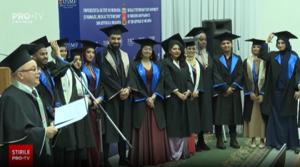 Dupa 6 ani de studii si nopti nedormite, au devenit medici. Strainii care au absolvit Universitatea de Medicina, gata sa salveze pacienti in tarile lor - VIDEO