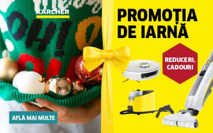 Кarcher Moldova: PROMOTIE DE IARNA! REDUCERI, CADOURI!