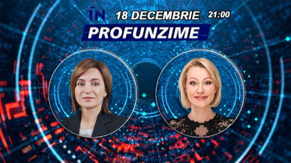 Presedintele Maia SANDU vine luni la emisiunea IN PROfunzime