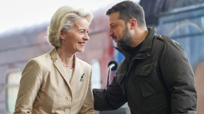 Ursula von der Leyen promite ca UE va ajuta Ucraina indiferent de ce se intampla: „Vom gasi o solutie sa deblocam ajutorul”