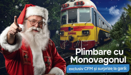 Calea Ferata din Moldova lanseaza cursa „Trenul de Craciun”. Care este traseul si cat costa biletele