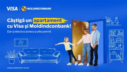 Moldindconbank si Visa iti ofera sansa sa castigi un apartament in Chisinau. Ce trebuie sa faci Moldindconbank si Visa iti ofera sansa sa castigi un apartament in Chisinau. Ce trebuie sa faci