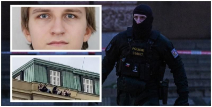 „Hei, dobitocule! Impusca-ma!". Ultimele clipe de viata ale atacatorului din Praga si gestul eroic al unui jurnalist ceh - VIDEO