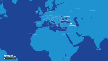 FLYONE: 2 MILIOANE DE PASAGERI IN 2023
