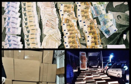 Fostul sef de directie al INI si inspectorul INSP, prinsi cu doua milioane de tigari si jumatate de tona de alcool etilic, plasati in arest pentru 30 de zile 