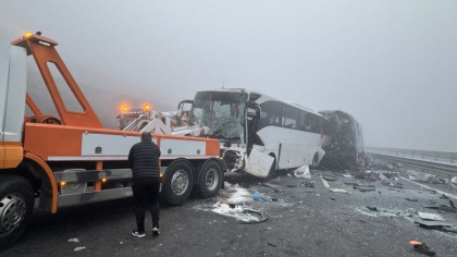 Accident grav pe o autostrada din Turcia: 11 oameni au murit si alti 50 au fost raniti - GALERIE FOTO