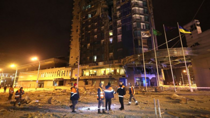 Harkov, sub un val de drone Shahed in prag de Anul Nou. Rusii spun ca lovesc tinte militare, imaginile de la fata locului ii contrazic - GALERIE FOTO