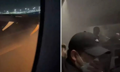 „Am crezut ca o sa mor”. Imagini filmate de pasageri in interiorul avionului japonez care a ars pe pista Aeroportului Haneda - VIDEO