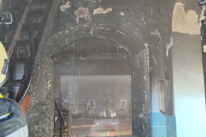 O biserica din Soroca, cuprinsa de flacari. Precizarile IGSU - FOTO
