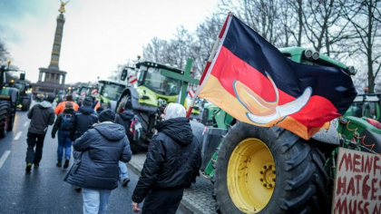 BBC: Extrema dreapta vrea sa declanseze o revolutie in Germania, profitand de protestele fermierilor