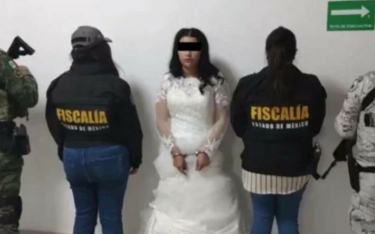 O mireasa a fost incatusata chiar in ziua nuntii, in timp ce purta rochia de mireasa. Motivul pentru care a fost arestata