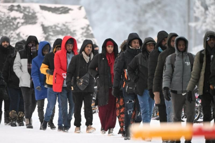 O parte a migrantilor ilegali care au reusit sa treaca din Rusia in Finlanda au disparut O parte a migrantilor ilegali care au reusit sa treaca din Rusia in Finlanda au disparut