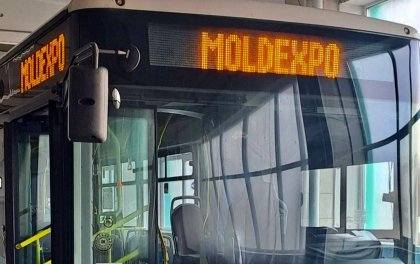 Iata care este orarul rutei de autobuz care va circula gratuit catre „Moldexpo”, unde se va desfasoara expozitia „Fabricat in Moldova”